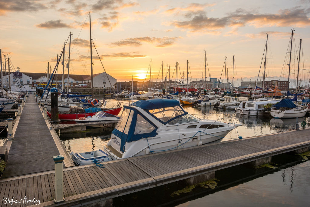 Sunset at the Marina