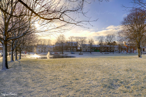 Snow Showers on The Green