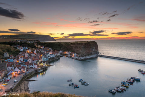 Twilight at Staithes