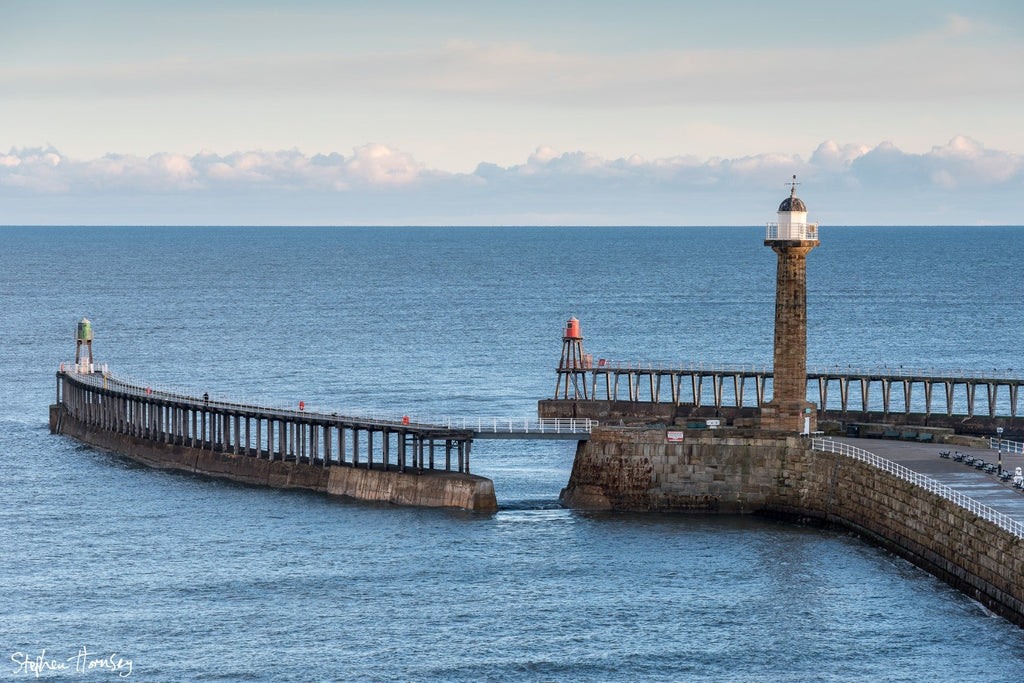 Whitby's Piers